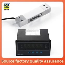 Indicator display+single point load cell, cantilever shear beam loading electronic Force Weight Pressure 6kg 10kg 20kg 40kg 80kg
