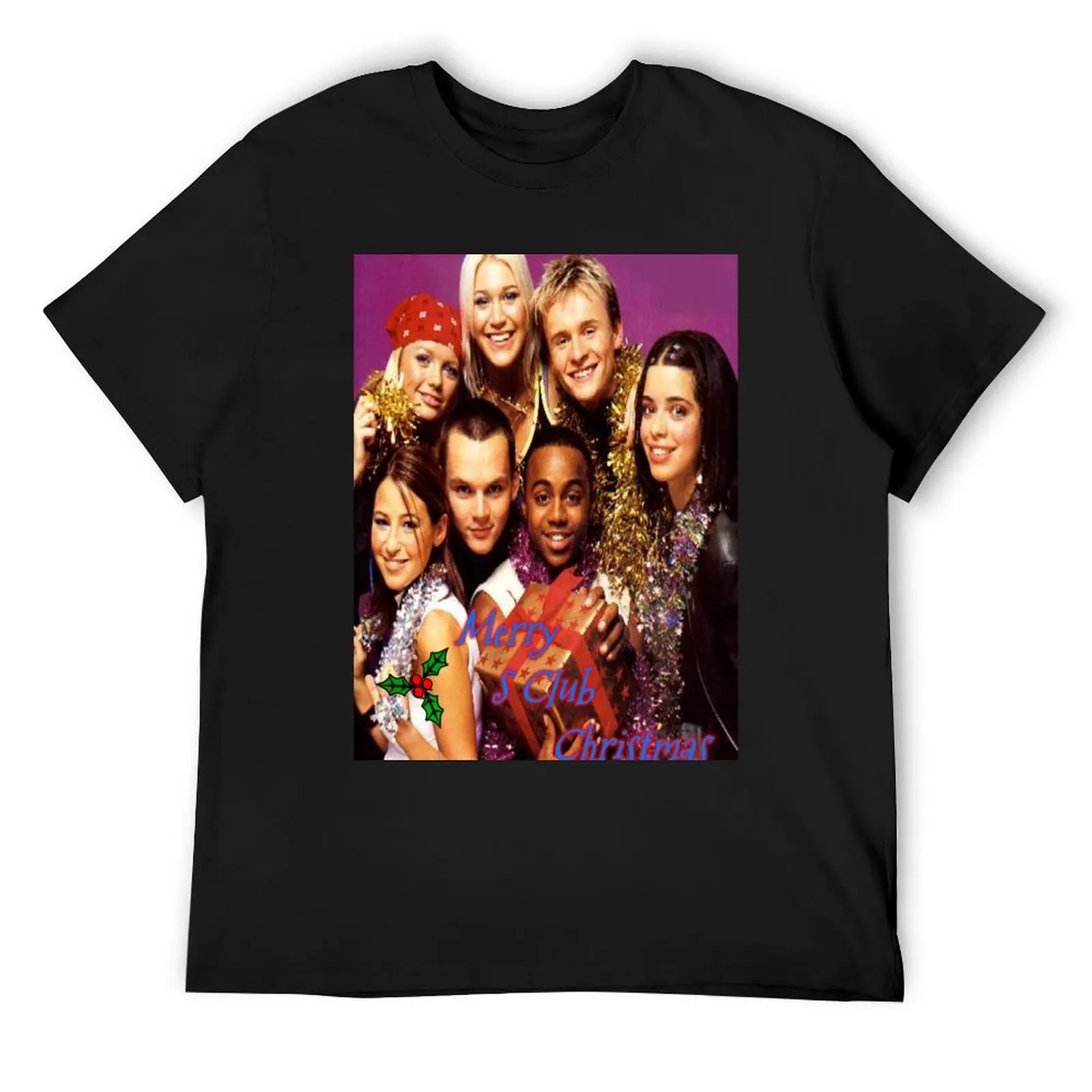 

S Club 7 Christmas Card T-Shirt kawaii clothes funny gifts gifts for boyfriend Funny t-shirt funny t shirts for men