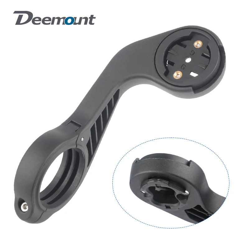 Deemount Bicycle Computer Bracket Fits Bike Round Tube Handlebar Cycling Speedmeter Holder Stand For Garmin/Bryton/XOSS/IGPS