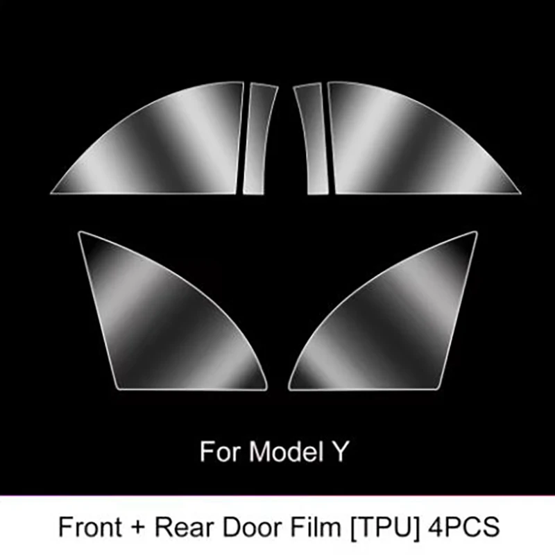TPU-Folie Unsichtbar für Tesla Model 3/Y 2017-2025 – Erweiterte Schutzfolie für Vorder- und Hintertüren – Unsichtbare Auto-Schutzfolie – Detail 6