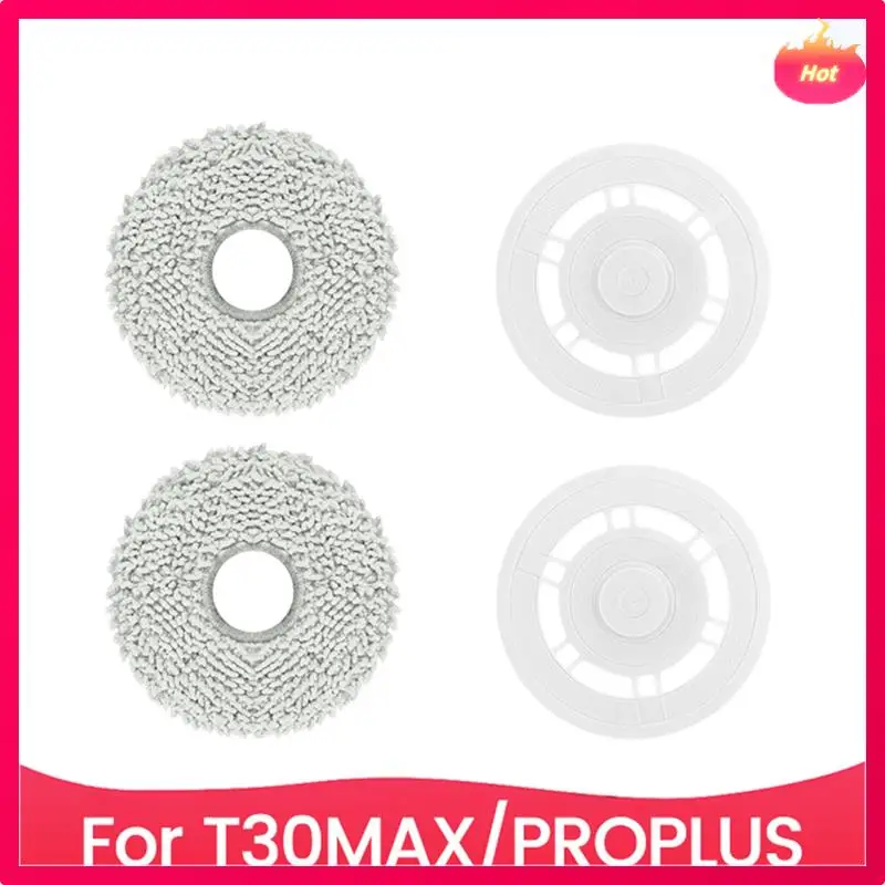 Soporte de paño de mopa para aspiradora AD, piezas de repuesto para Robot aspirador ECOVACS DEEBOT T30MAX/T30PRO PLUS, 4 Uds.