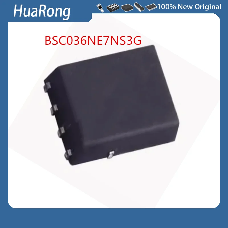 5PCS/LOT    BSC036NE7NS3G    036NE7NS   75V  100A    TDSON-8