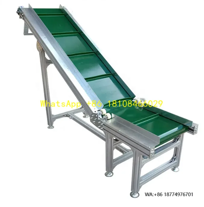 

Efficient Stainless Steel Conveyor Elevator Food Grade PU Belt WNBR Blueberry Machine Production Line Automatic Inclined Vegetab