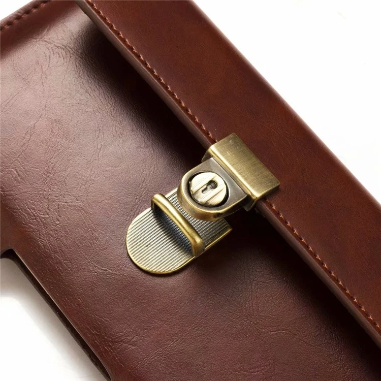 Leather Phone Case For iPhone 17 Pro Max Bag Buckle Waist Phone Belt Pouch For Apple 17 Air 16e 15 Pro Max 13 Mini 14 Plus Cover - Image 5