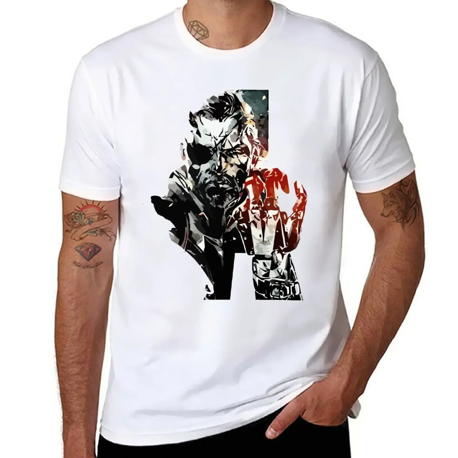 

Metal Gear Solid V T-Shirt hippie clothes boys whites summer top T-shirt men