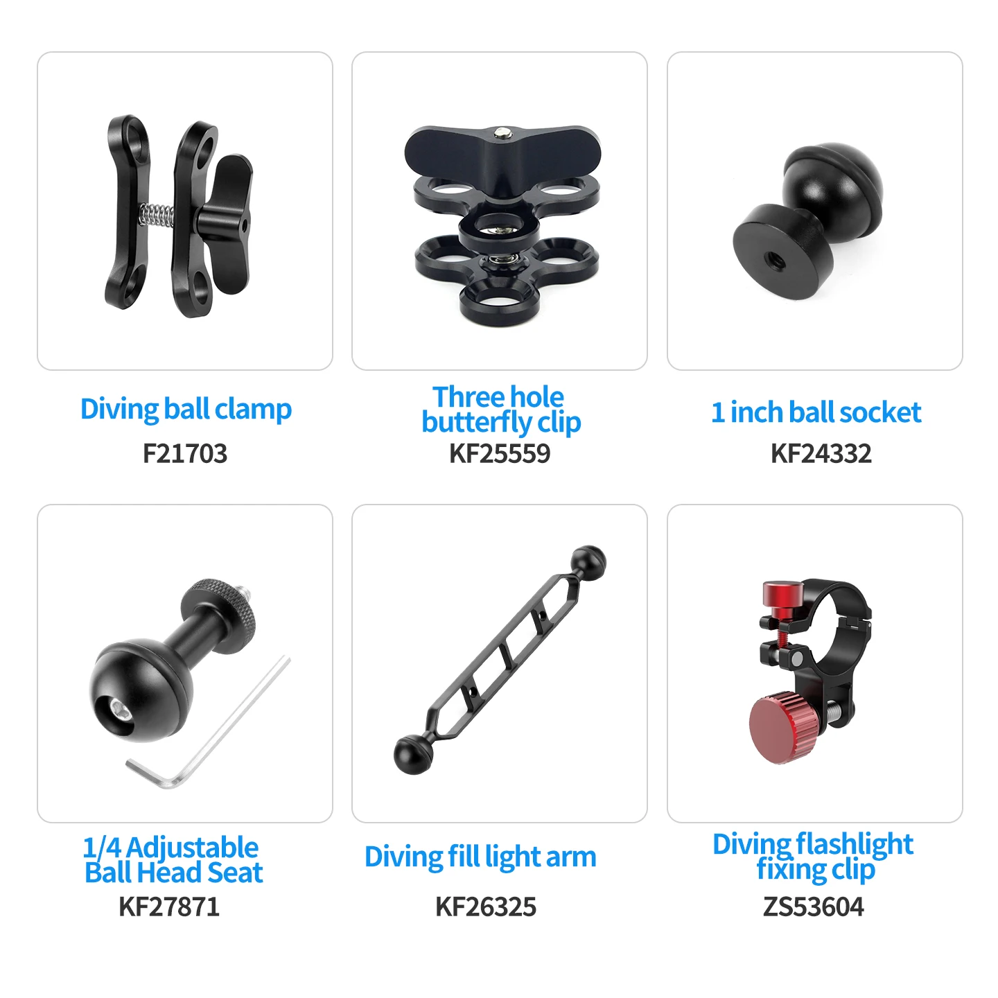 Für DJI Osmo Action 6 Kamera Wasserdichtes Gehäuse Unterwasser-Tauchgehäuse Metallkäfig für Radfahren Surfen Tauchen Erweiterung – Detail 22
