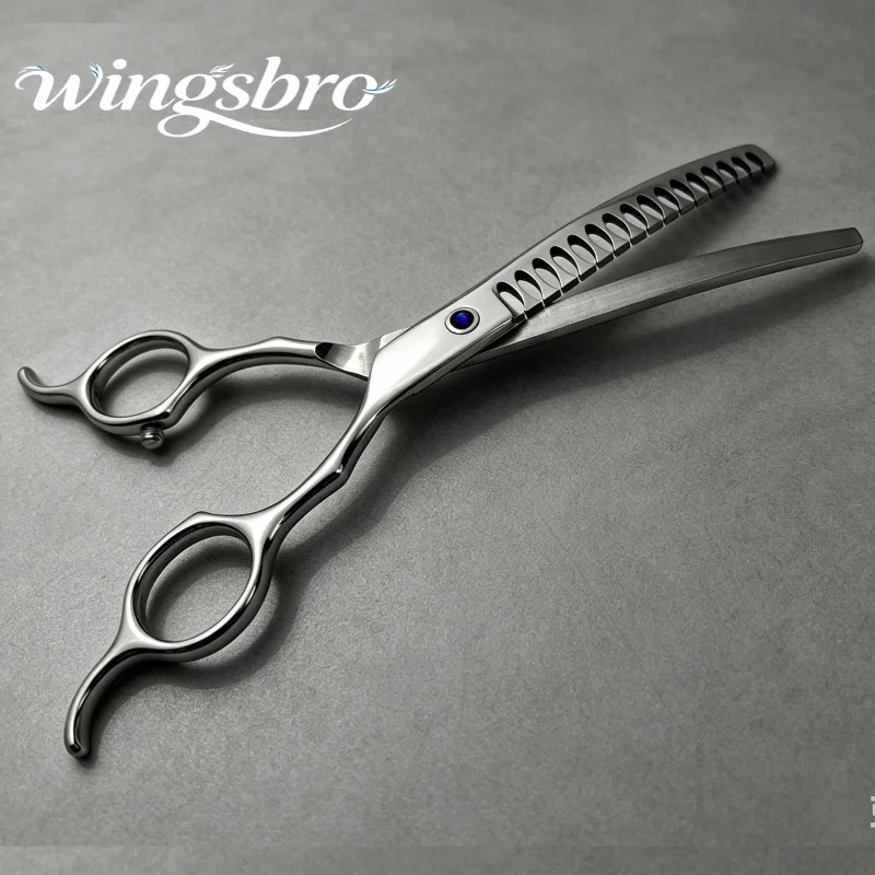 Grooming Scissors - Wingsbro Gunting Lengkung Anjing 7 inci,