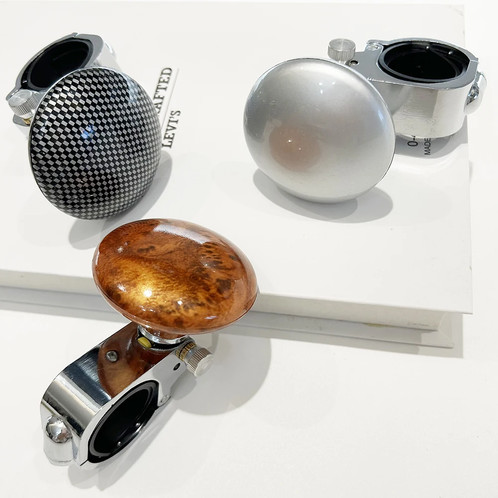 Car Steering Wheel Booster Ball Turning Spinner Knob Bearing Power Handle Rotating Universal Truck Heavy Cars Labor Saving Kit