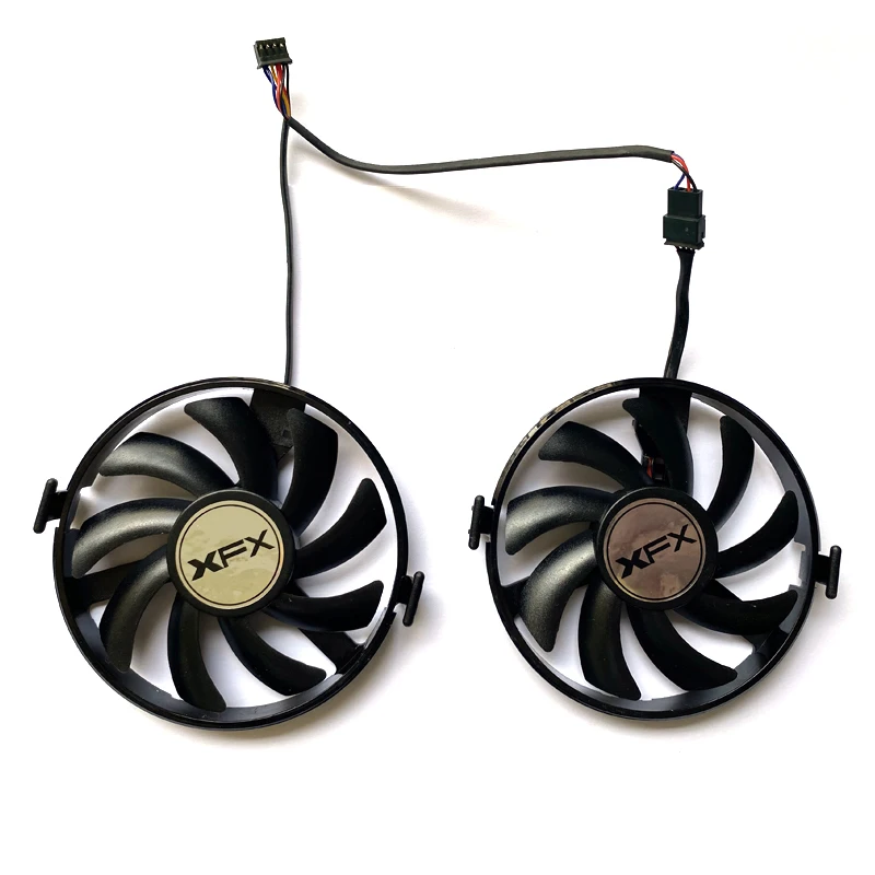 NEW Cooling Fan 90MM 4PIN FDC10U12S9-C For XFX Radeon R9 380 380X R9 370 370X RX460 560 R7 350 360 370 Graphics Card Fans