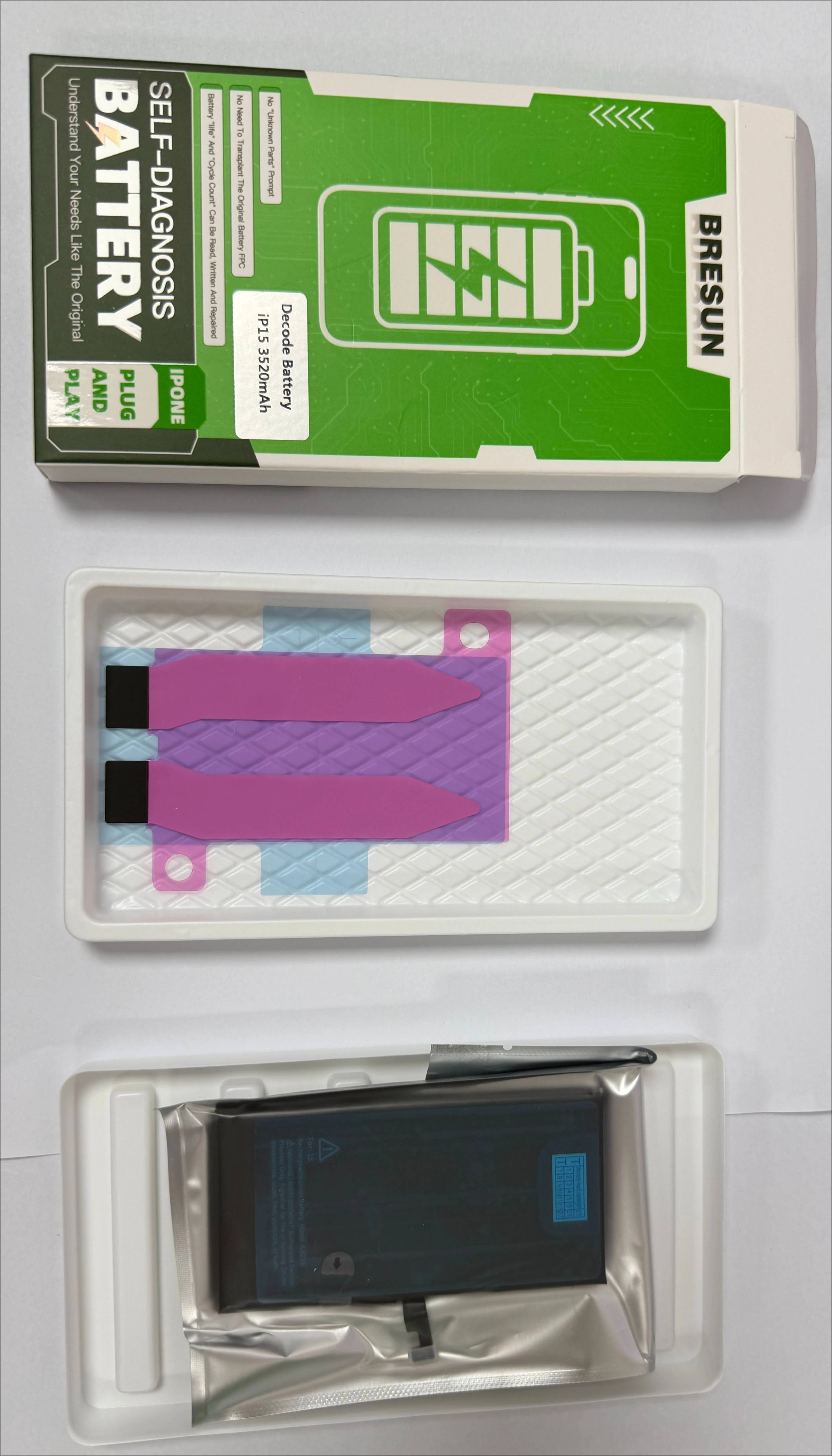 BRESUN iPhone 12-15PM Battery 3501-5000mAh