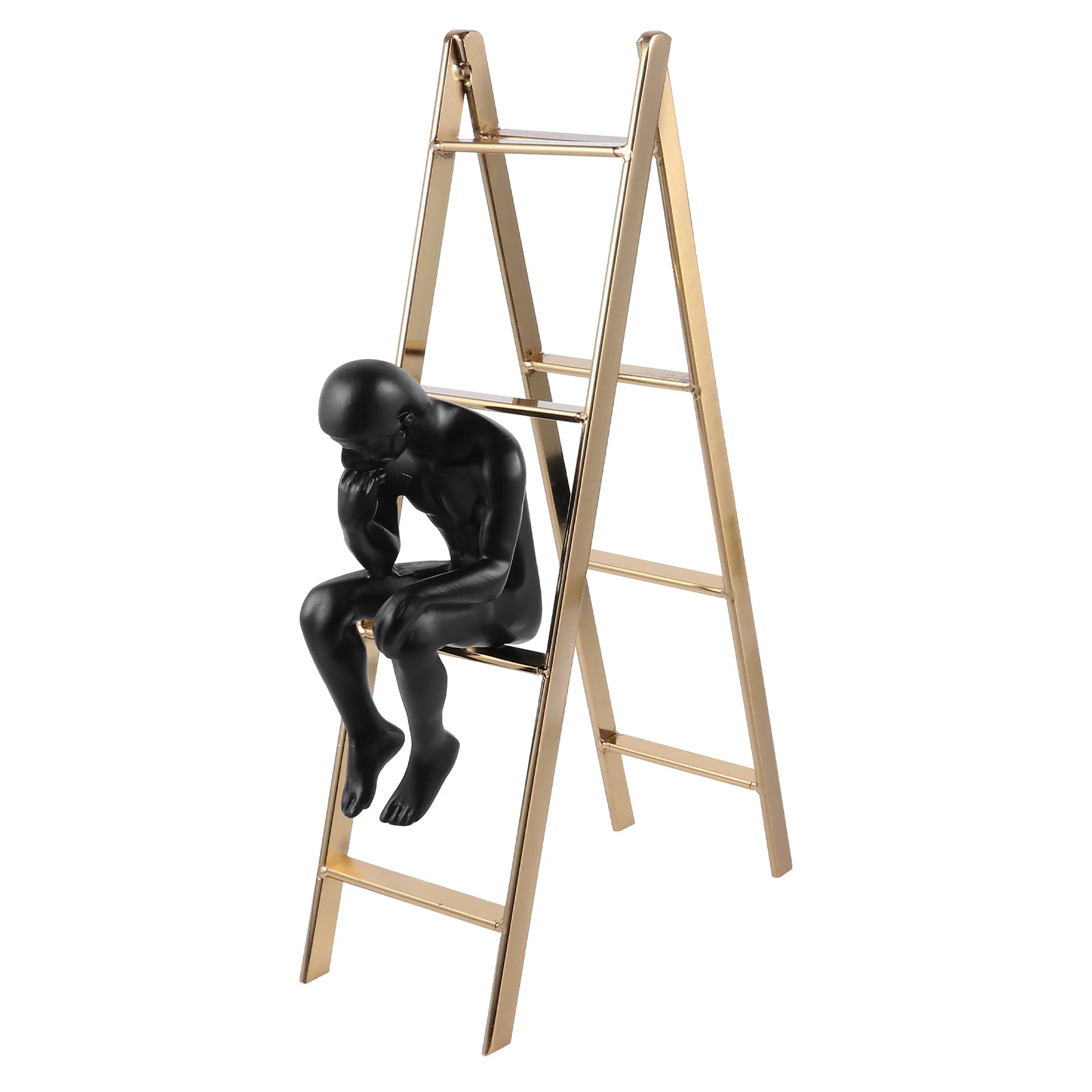 

1Set Modern Iron Sculpture Abstract Statue Home Desktop Decoration Artistic Ornament Office Living Room Accent