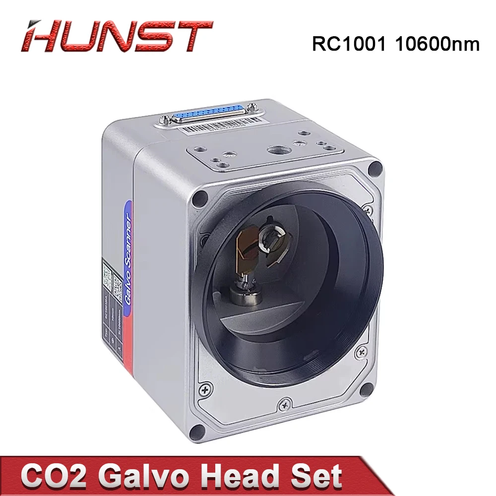 Hunst SINO-GALVO RC1001 CO2 Laser Scan Galvo Head Set 10600nm Aperture 10mm Galvanometer Scanner with Power Supply