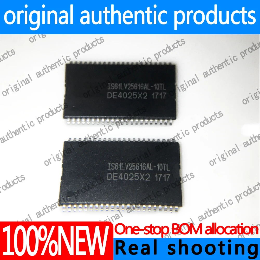 1/5/10PCS(New)original packing IS61LV25616AL-10TL IS61LV25616AL-10TLI TSOP44 Memory chip