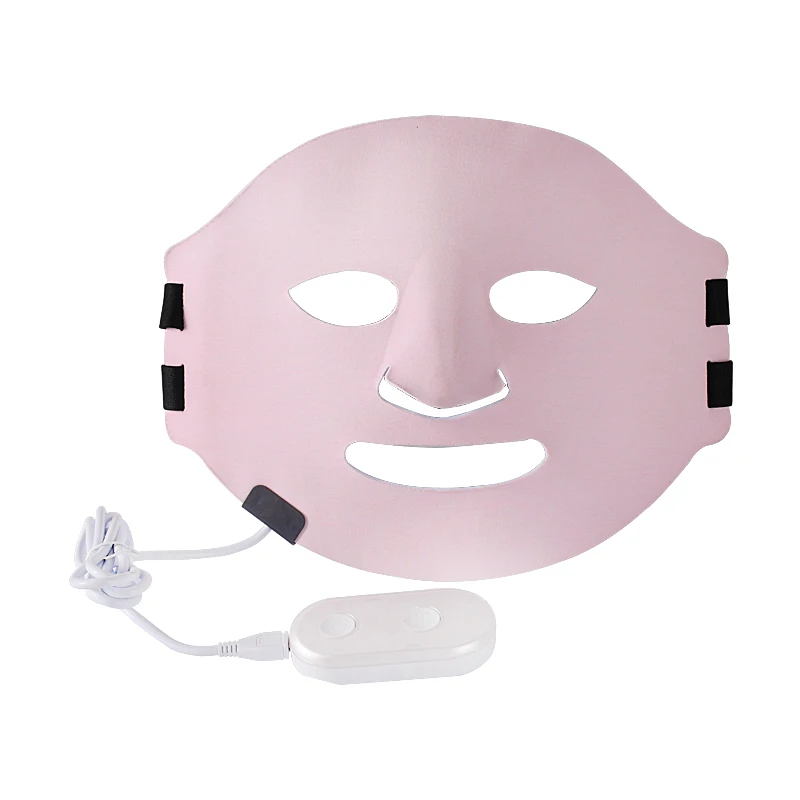 OEM Private Label 4 Colors LED Light Therapy Face Mask All Lights Combinable 1800mAh Micro Remote Controller Bulk Wholesale
