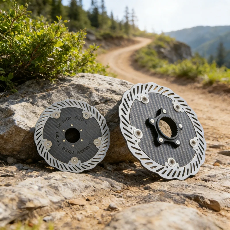 

Тормозной ротор Centerlock для MTB, 140/160 мм | Ультралегкий плавающий диск из углеродного волокна с защитой от деформации