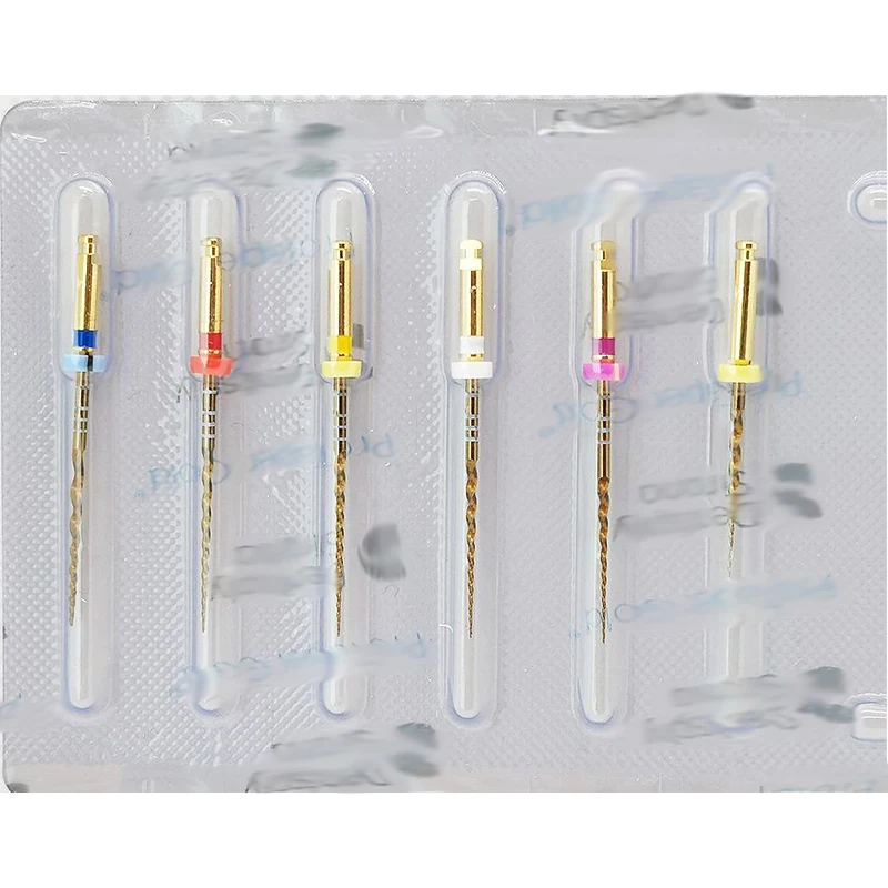 ملف دوار اللبية الذهبي من Dentsply Protaper متوفر بجميع الأحجام والأرقام أداة إندو مادة طب الأسنان