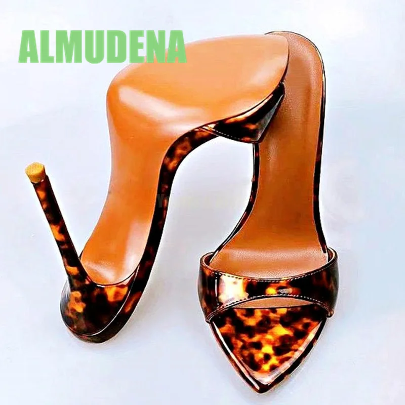 

Metal Pointed Slippers Women's Fashionable New Minimalist Style Custom Design Multi-Color Banquet Party High-Heeled Sandals