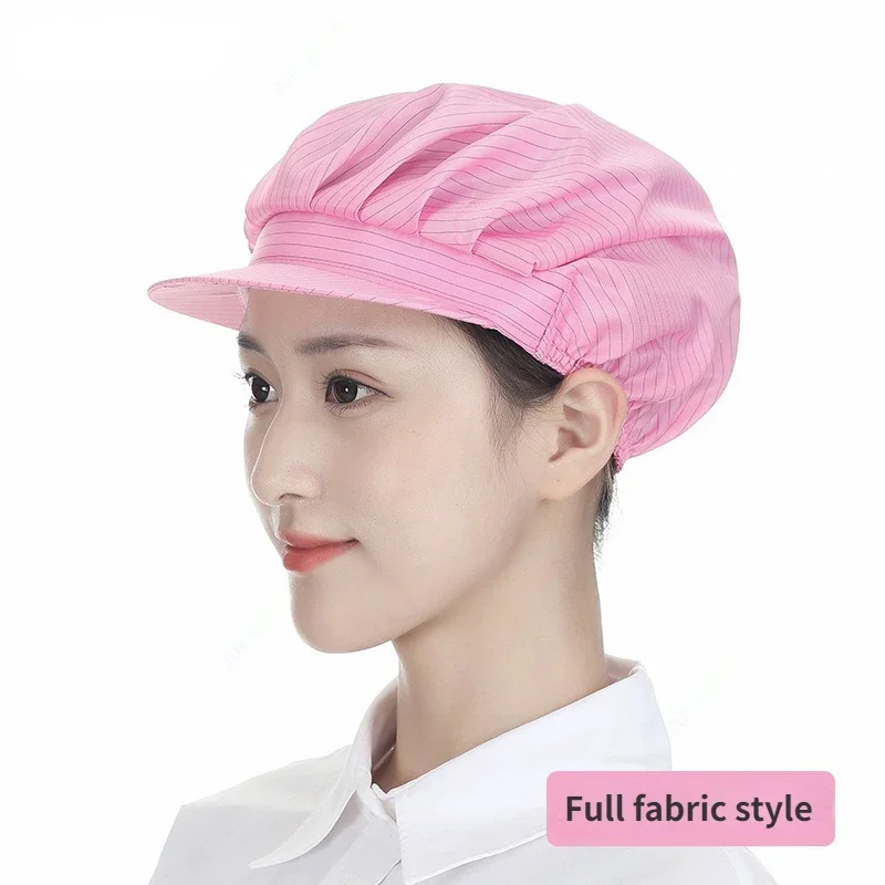 Bulk Food Factory Work Caps Breathable Mesh Hats Dustproof Workshop Anti-hair Loss Kitchen Chef Hat Cap Restaurants Accessories