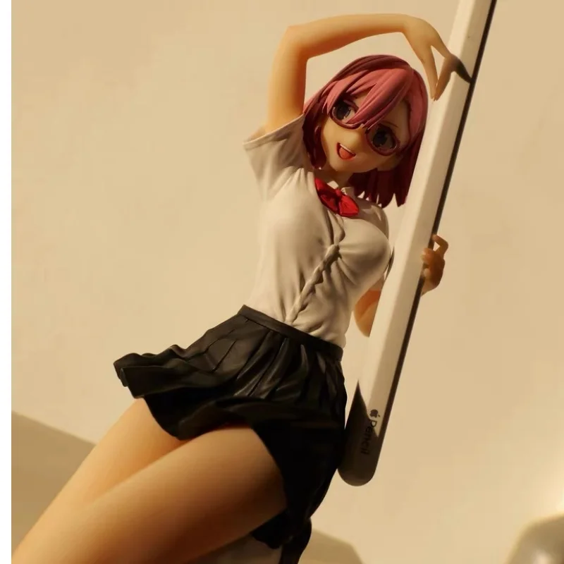 Bandai óculos fábrica genuíno anime atração caneta artesanal segurando amigo artesanal mesa de estar decoração festival presente