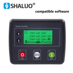 SHALUO 4520 Generator Controller compatible With DSE4520 mkii Original AMF Auto Mains Failure Control Panel