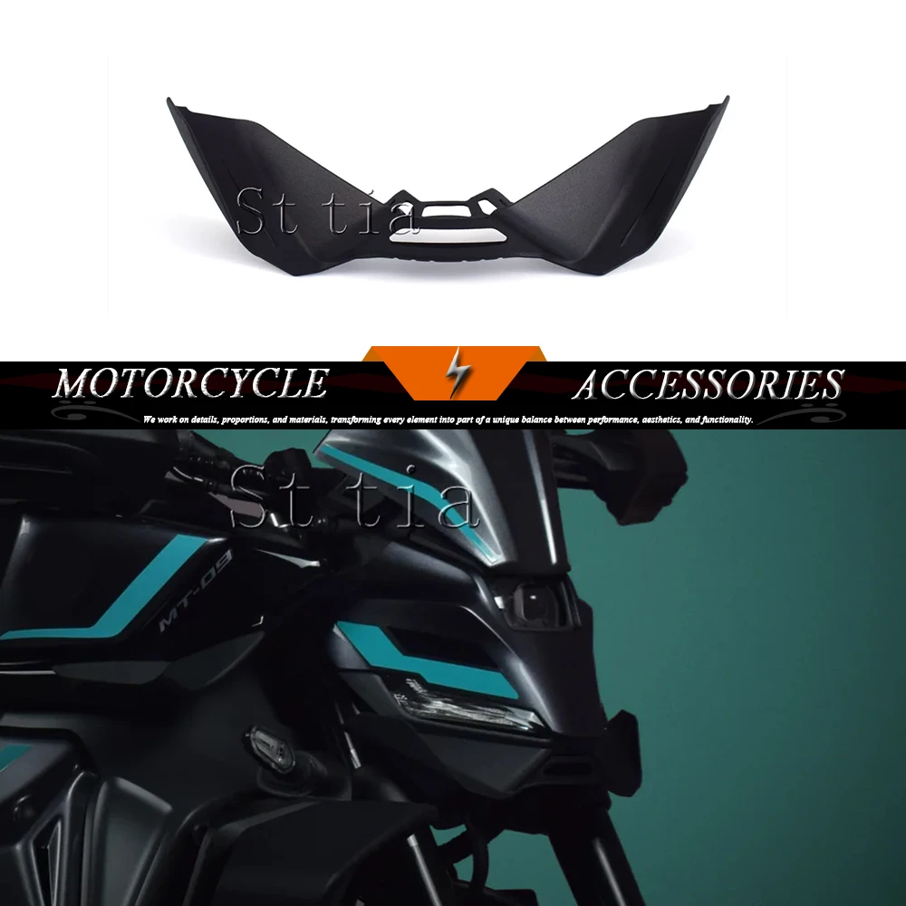 New MT-09 2025 Front Spoiler For Yamaha MT-09 MT09 SP 2024- Motorcycle Front Spoiler Winglet Aerodynamic Wing Kit Spoiler