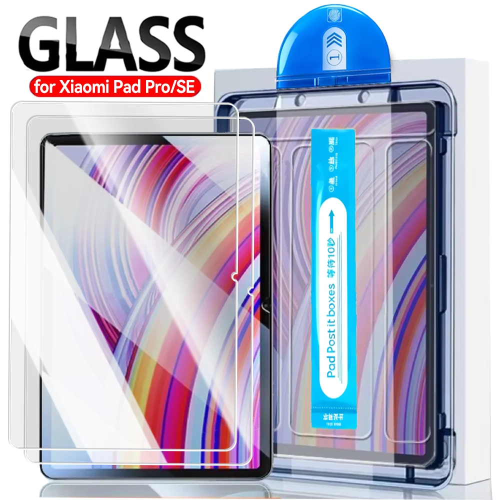 

Tempered Glass Screen Protector for Redmi Pad SE 11 8.7/Pro 12.1 Inch Easy Install with Anti-dust Alignment Tool Protective Film