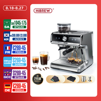 HiBREW  Barista Pro 20Bar Bean to Espresso,Cafetera  Commercial Level Coffee Machine with Full Kit for Cafe Hotel Restaurant H7