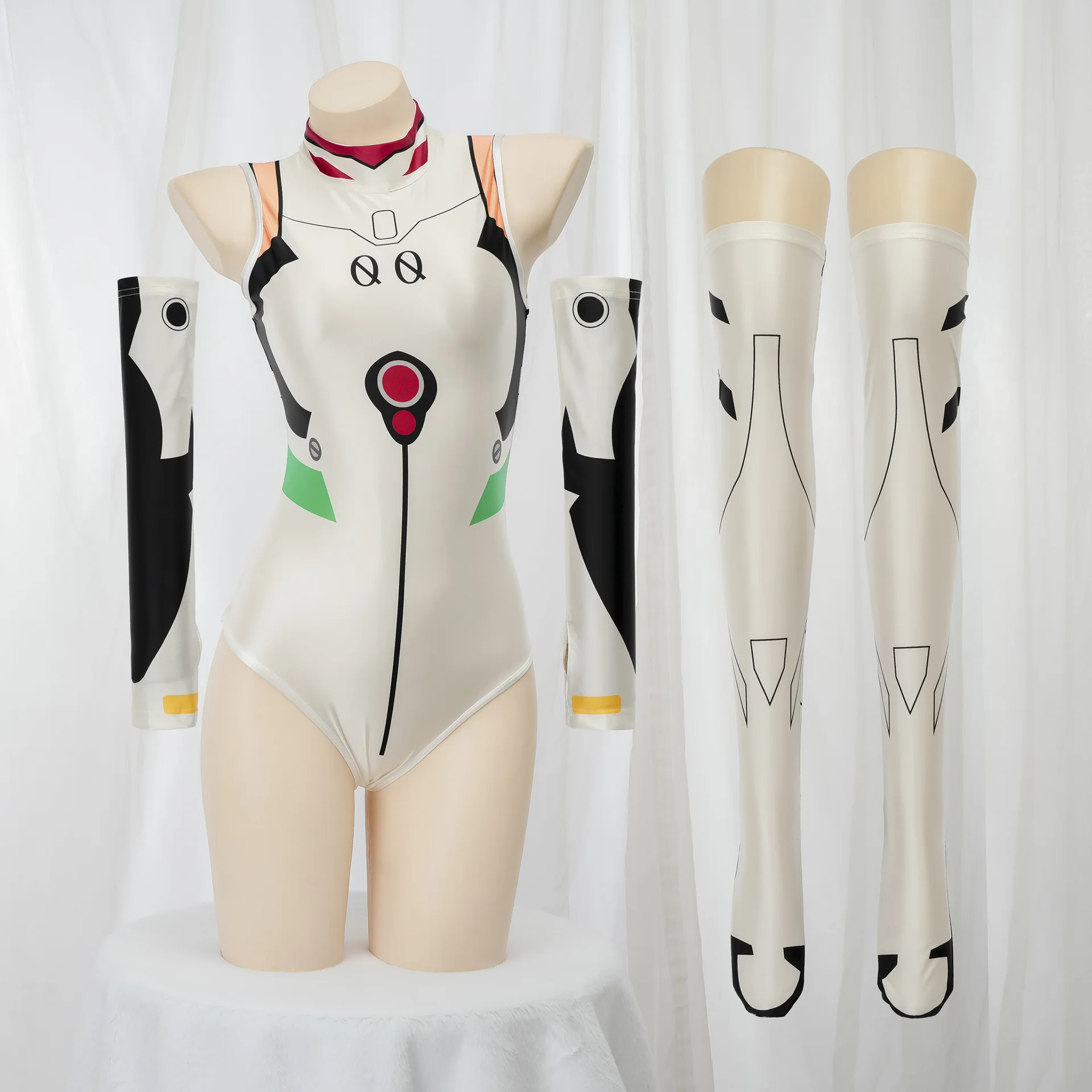 Juego Ayanami Rei uniforme del escuadrón mecánico chino Punk Cyber Orient servicio secreto mono ajustado trajes disfraz Cosplay 2025
