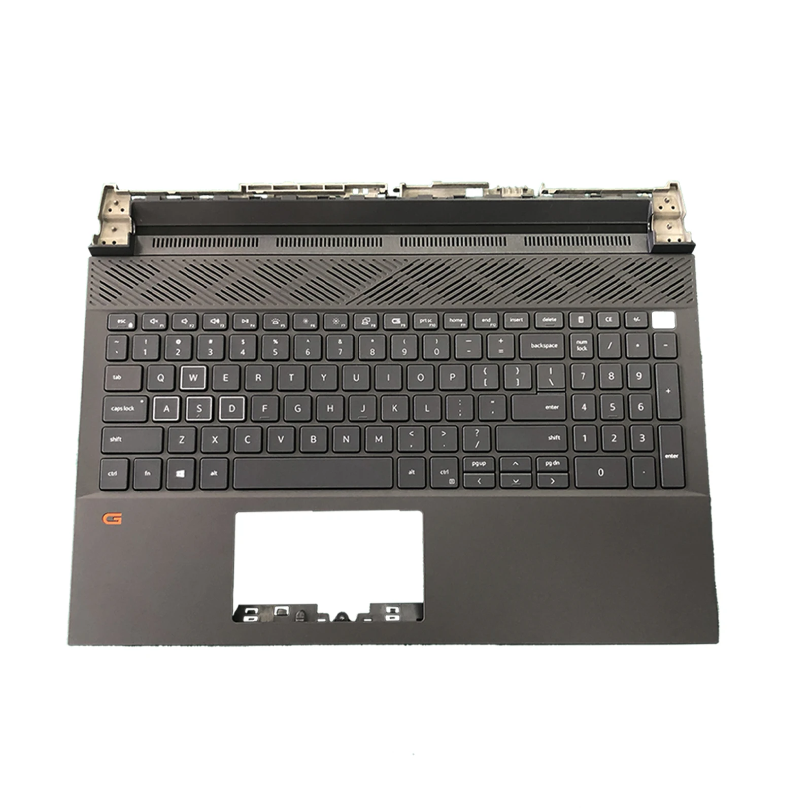 Laptop Upper case or Palmrest with Keyboard For Dell Game Box G15 5510 5511 5515 RGB colorful backlit keyboard Black thin 04XJ3D