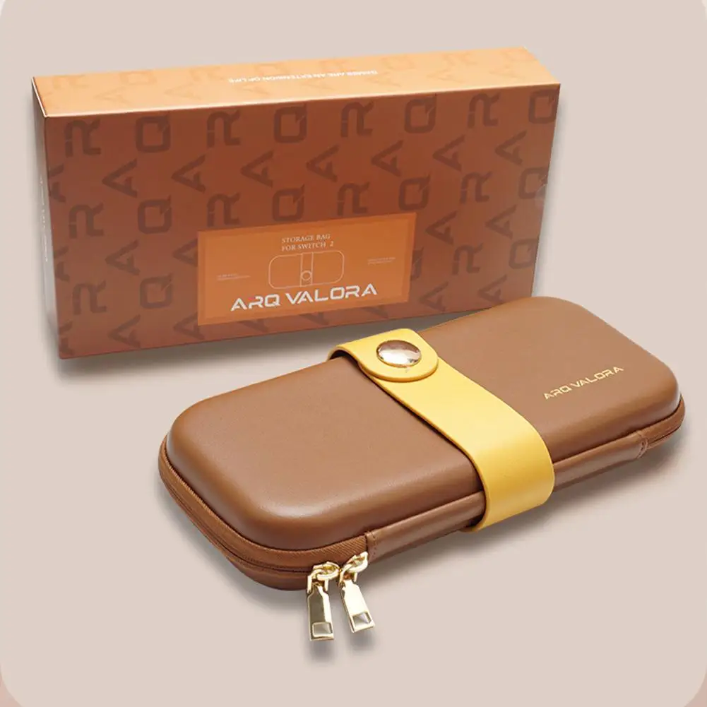 스위치 2 NS2 게임 콘솔 카트리지 파우치 박스 여행 가방 쉘 휴대용 케이스 스위치 2용 PU EVA 보관 가방 M9D5