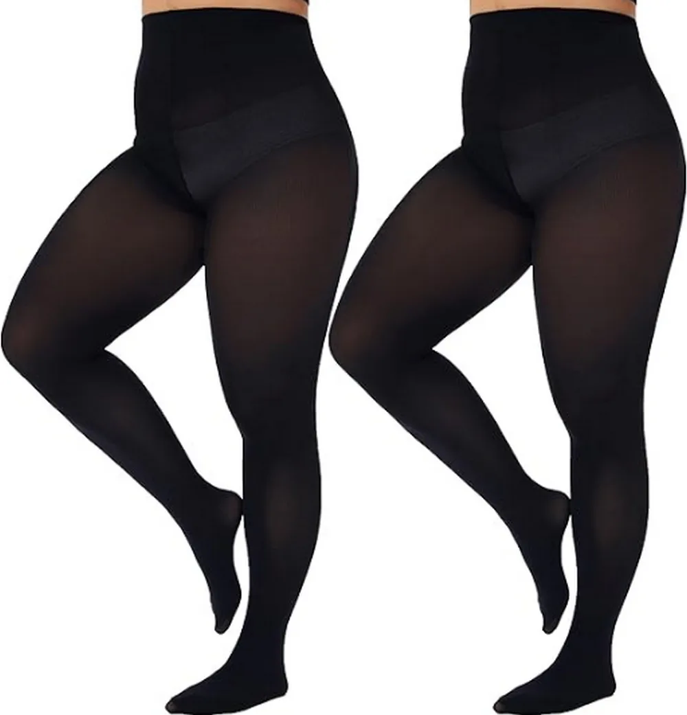

2Pcs Plus Size Pantyhose Tights 200pound Lady Stretchy Seamless Stockings Underwear Female Leggings Big Oversized Yellow green