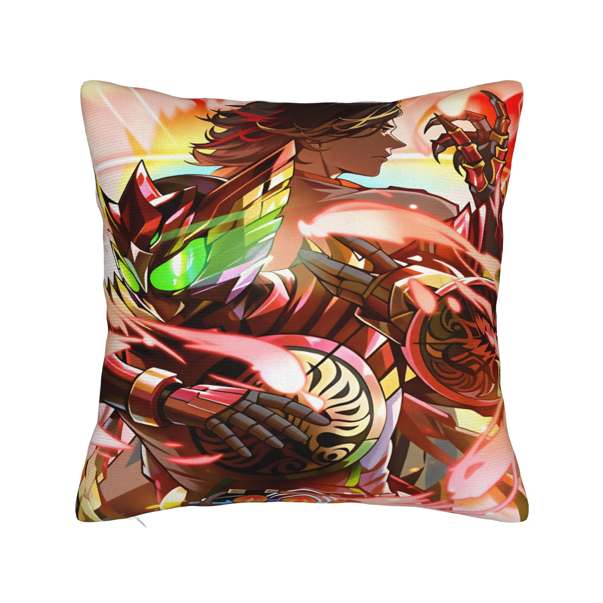 Pillow Case Kamen Riders Soft  Pillow Cover For Living Room Chair Retro Trendy Pillowcases