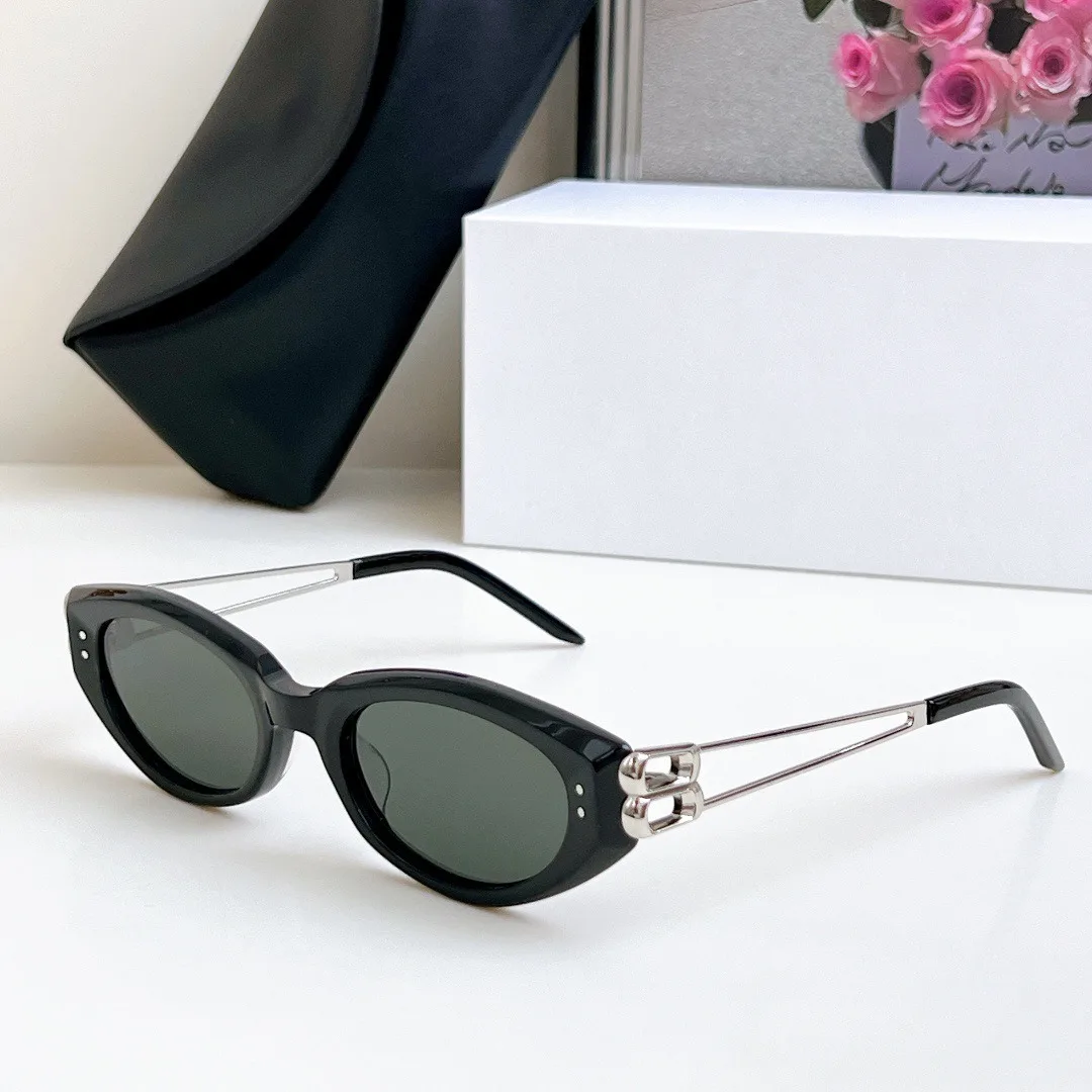 Neue trendige Cat-Eye-Sonnenbrille, lässige und vielseitige koreanische Version, modische Sonnenbrille, Sonnenschutz, High-End-Gefühl