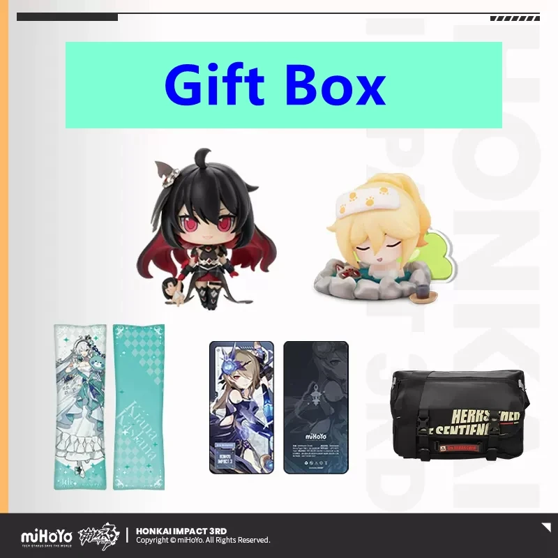 [Genuine] Game Honkai Impact 3RD&Genshin Impact&Tears of Themis Gift Box Anime Costume Accessories Cosplay Dolls Models Pillows