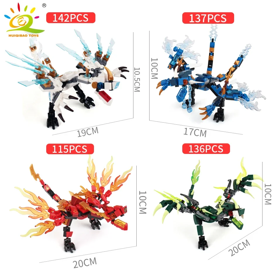 115pcs Ninja Dragon Knight Model Building Blocks Compatible KAI JAY ZANE Figures Bricks toys for children boy friends