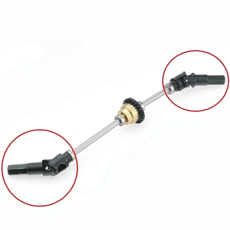 4 Stück Metall-Vorderachs-Antriebswelle hinten für WPL C14 C24 C34 B14 B24 B36 MN D90 MN99S RC-Auto-Upgrade-Teile