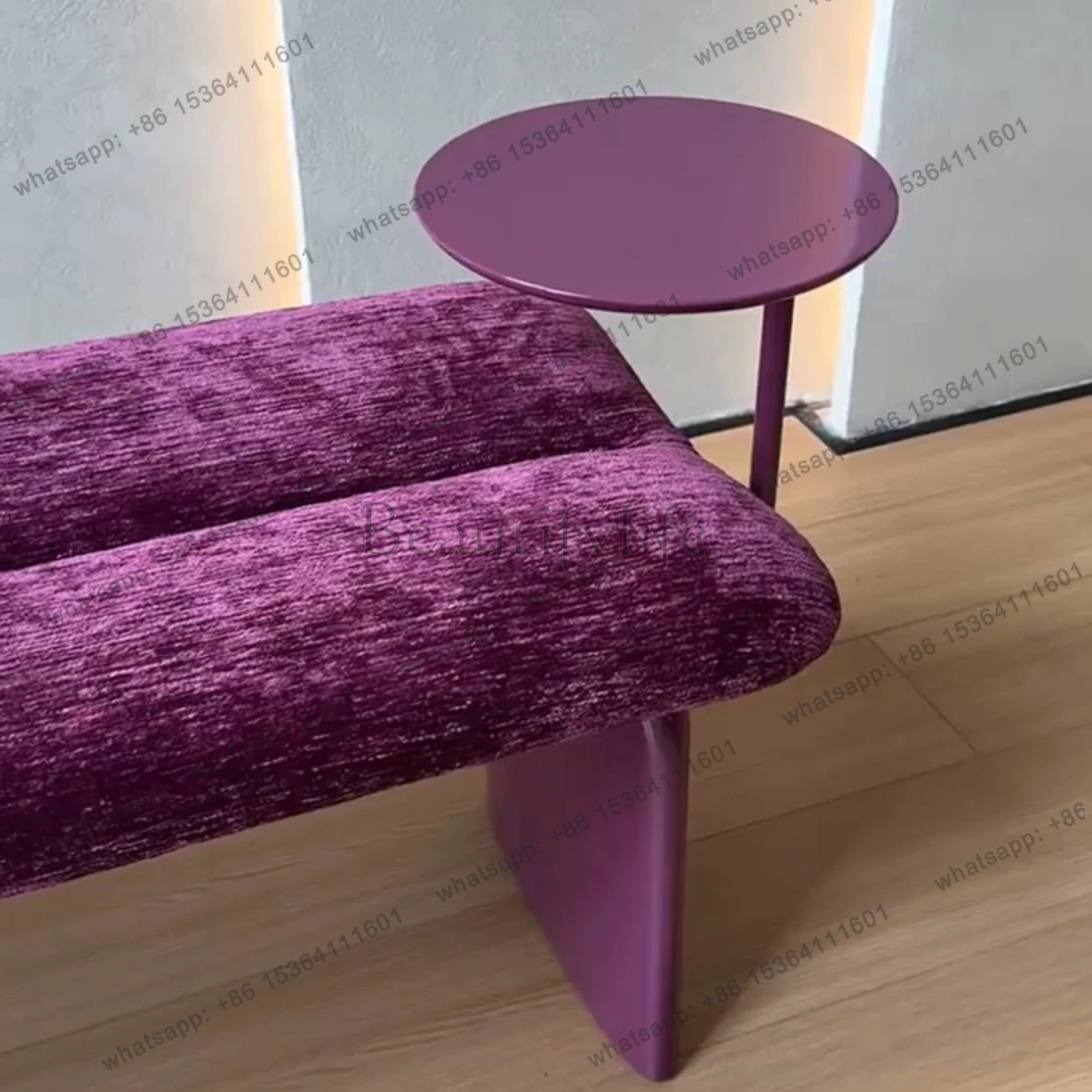 Italian light luxury designer shoe changing stool bedroom high-end bedside stool modern simplicity