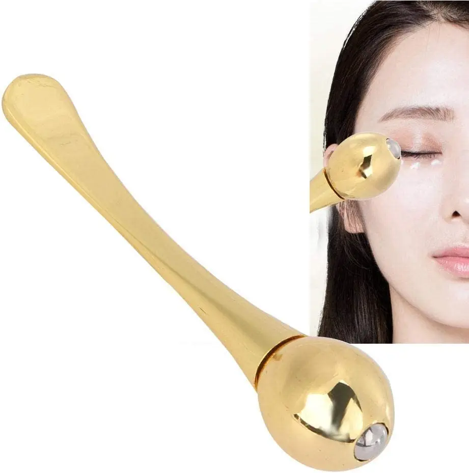 Mini Eye Massage Stick Anti Eye Pouch Dark Circles Massager Device T-shape Face Lifting Massage Facials Thin Face Magic Stick