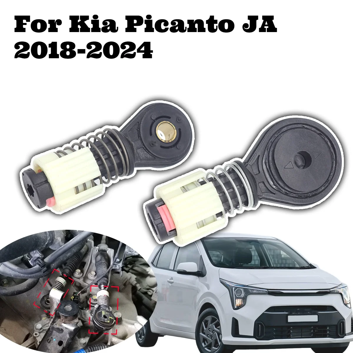 Gear Shift Cable Linkage Control Collet Shifter Lever Selector End Rod Connect Spare Parts For Kia Picanto JA 2018 2019-2024