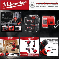 Milwaukee 150N.m brushless Cordless Impact Drill Small Electric Drill For 18V Battery Power Tool of Decoration Team Uses