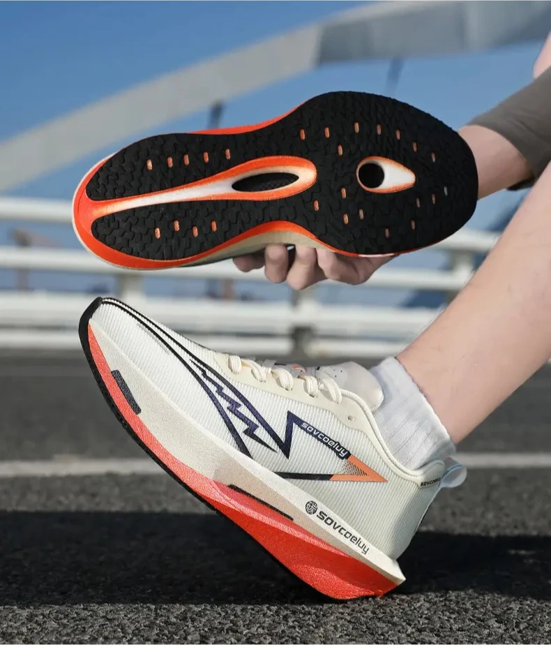 

Кроссовки для пар, тренировочные кроссовки 2025 года, высококачественные сверхлегкие гоночные кроссовки из карбоновой платы с амортизацией и отскоком