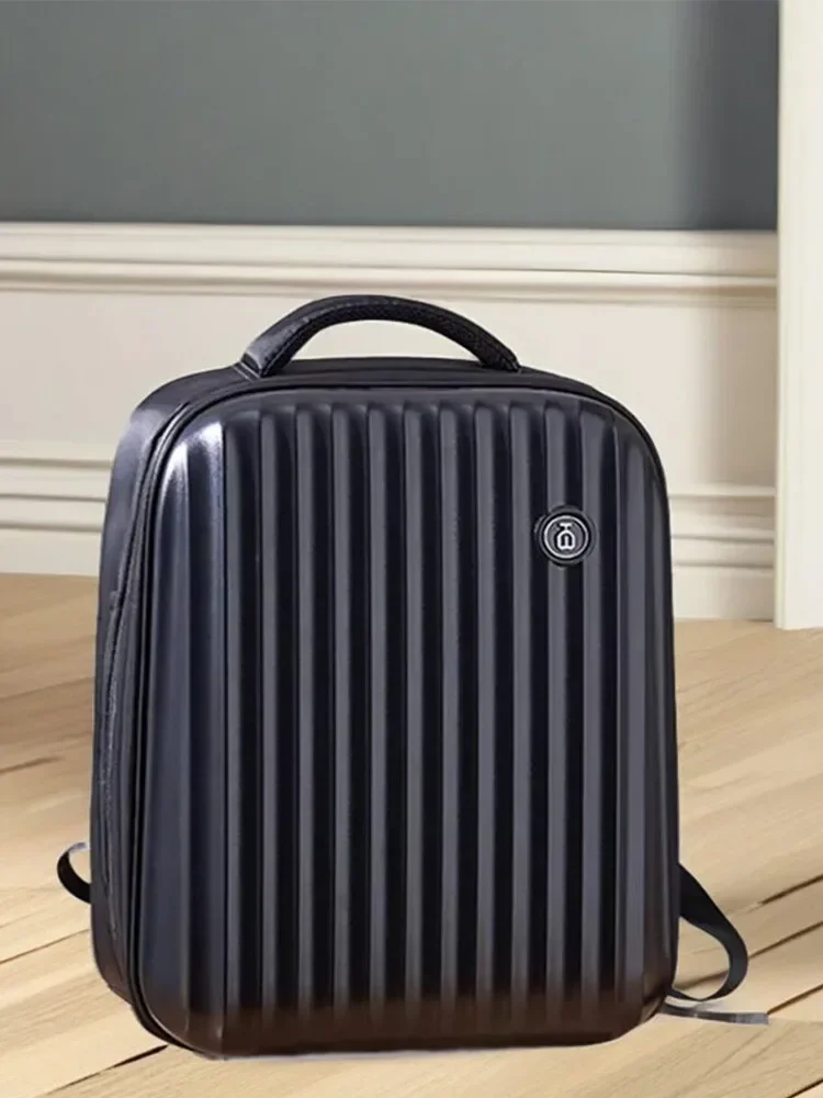 Hard Shell Laptop Rucksack 14 Inch Water-Resistant USB Port Professional Travel Bag for Women Men, Spacious Commuting Rucksack