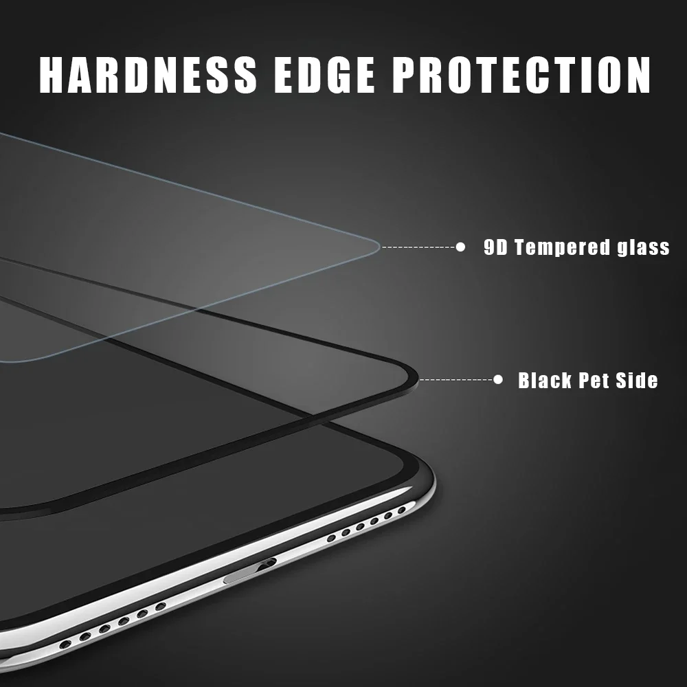 PEHAEL 3Pcs Full Cover Black Edge HD Tempered Glass Screen Protector For Samsung S23FE A05S A05 M14 S23PLUS S7 S235G S22PLUS S21