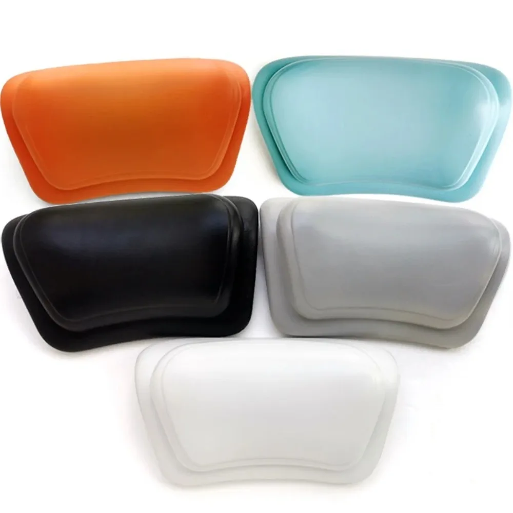 Soft Bathroom Pillow Waterproof Neck Cushion Waterproof Bath Cushion Bathtub Pillow Head Neck Support Rest PU Backrest Headrest