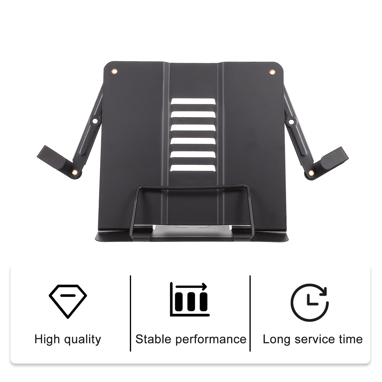 

1Pcs Reading Rack Iron Book Stand Adjustable Textbook Holder for Home Office Classroom Versatile Desktop Reading Shelf