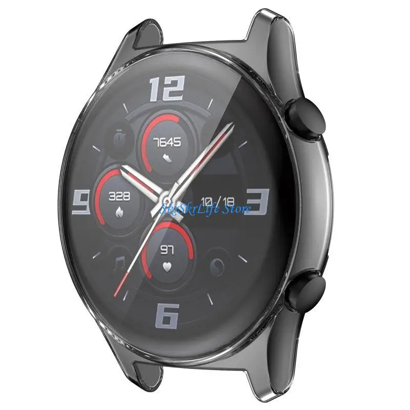 E65E for Smart Watch Full Coverage Case Waterproof Protector Shockproof Housing Frame Bumper for Shell forHuawe