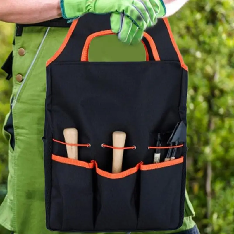 Garden Tote Bag Garden Tool Holder Multifunctional Gardening Tool Pouch Large Capacity Outdoor Picnic Organizer For Indoor