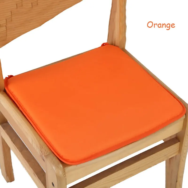 Multi-Color Sponge Chair Cushion Fart Cushion Strap Dining Chair Cushion Square Student Stool Cushion