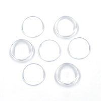 300Pcs Transparent Clear Round Glass Dome Seals Cabochon Fashion Jewelry DIY Finding 8mm(3/8\