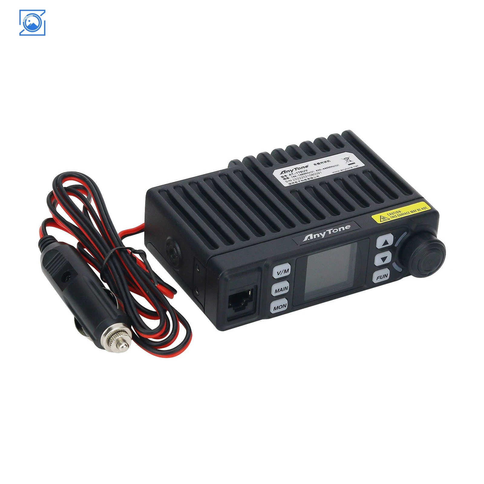 

AT-779UV 25W VHF/UHF Transceiver Mobile Radio 10-50KM with 1.4 Inch Color TFT Screen 200 Channels